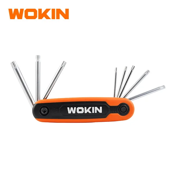 Juego de Llaves Hexagonales Plegables (8 piezas)